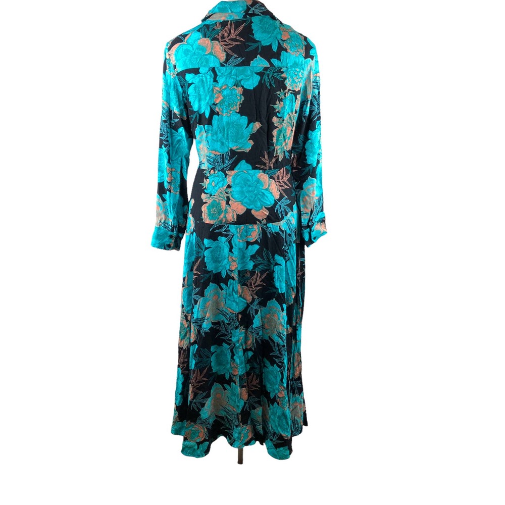 NWOT Soft Surroundings Rosalinda Floral Maxi Dress Women's Size Medium Long 56" - Picture 3 of 11